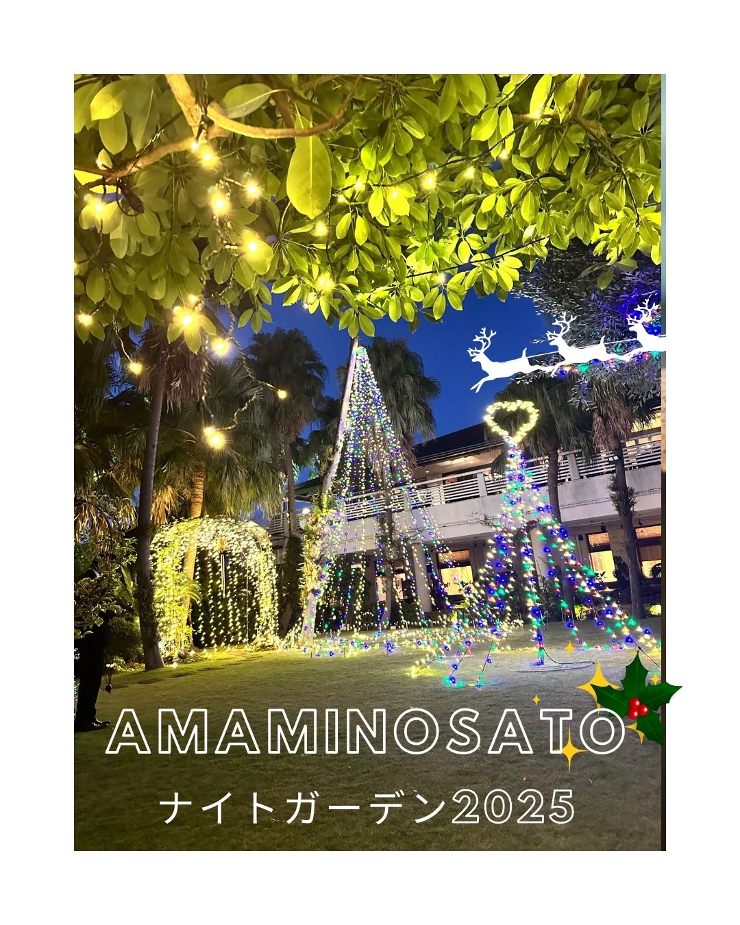 奄美の里 ナイトガーデン 2025― まもなく最終日を迎えます ―